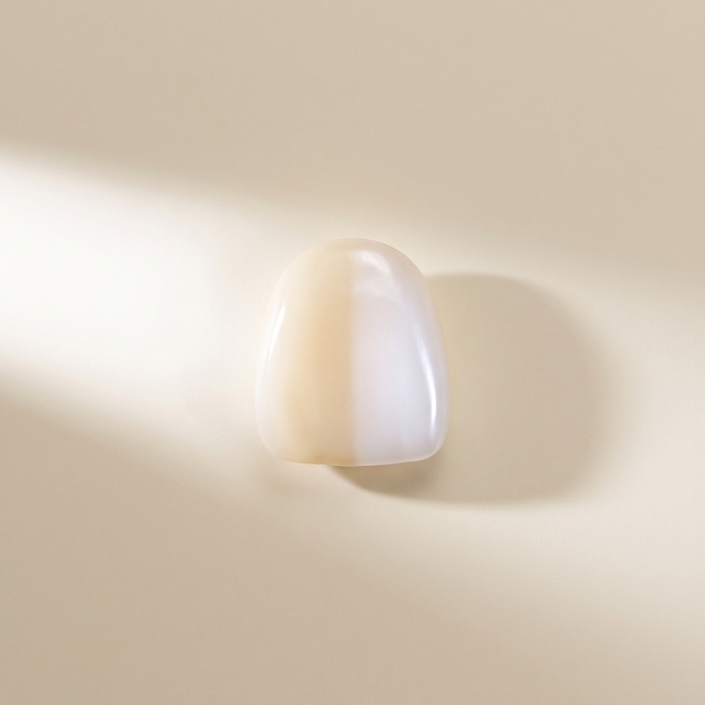 Teeth whitening — ivory porcelain artwork